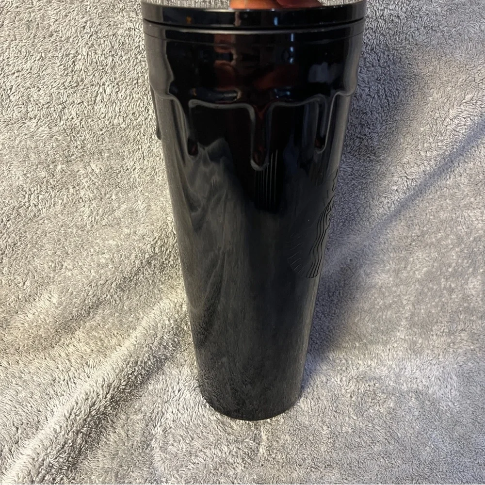 Starbucks Black Slime Drip Halloween 2024 24 Oz Venti Tumbler